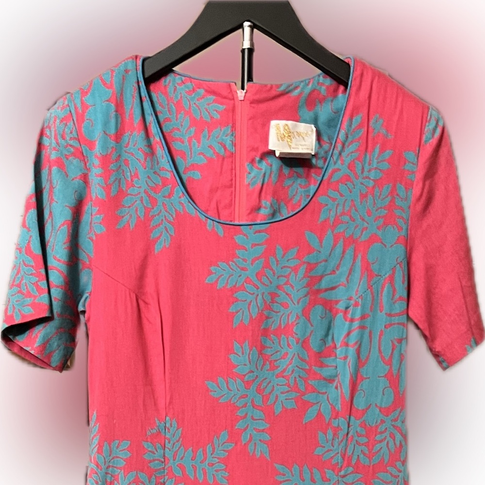 Mamo Howell Dress Muumuu Vintage 80s
